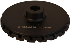 Dia brusný turbo kotouč Ø 100mm P60